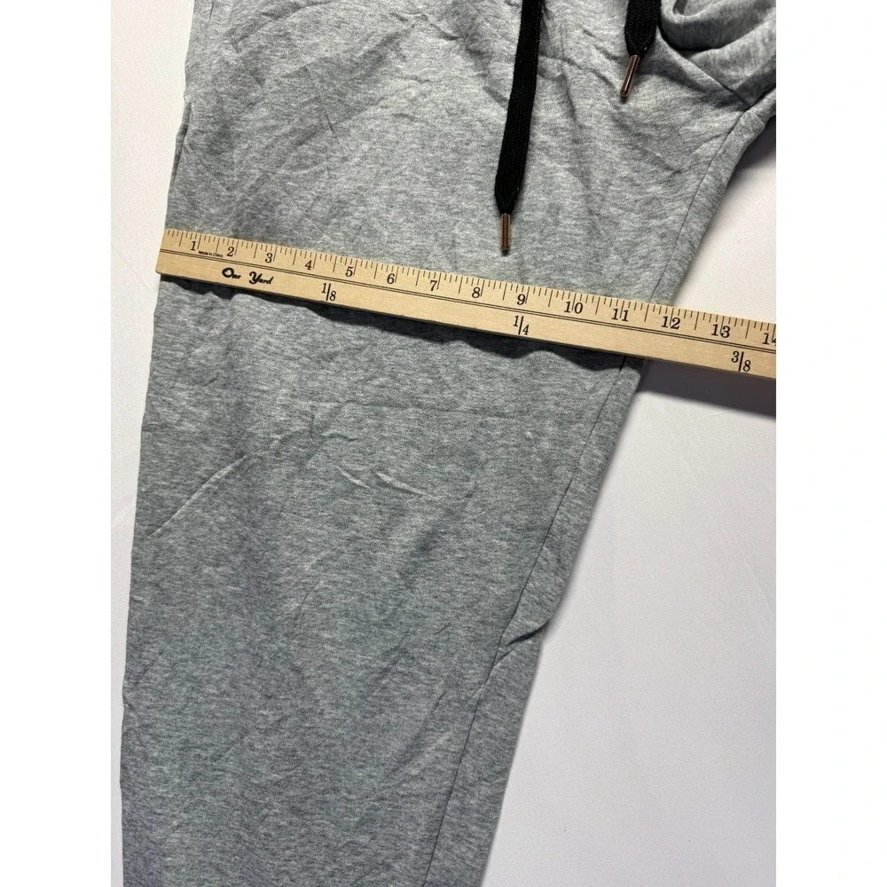 Nike Air Sweatpants Womens XL Heather Gray Metallic Gold Logo‎ Athleisure Jogger